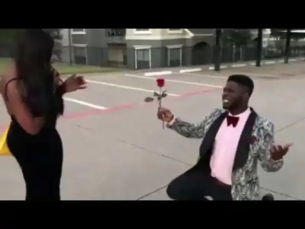 Video: Comedian Crazeclown Runs Mad After Proposing To Miss Nigeria (One Corner Madness)